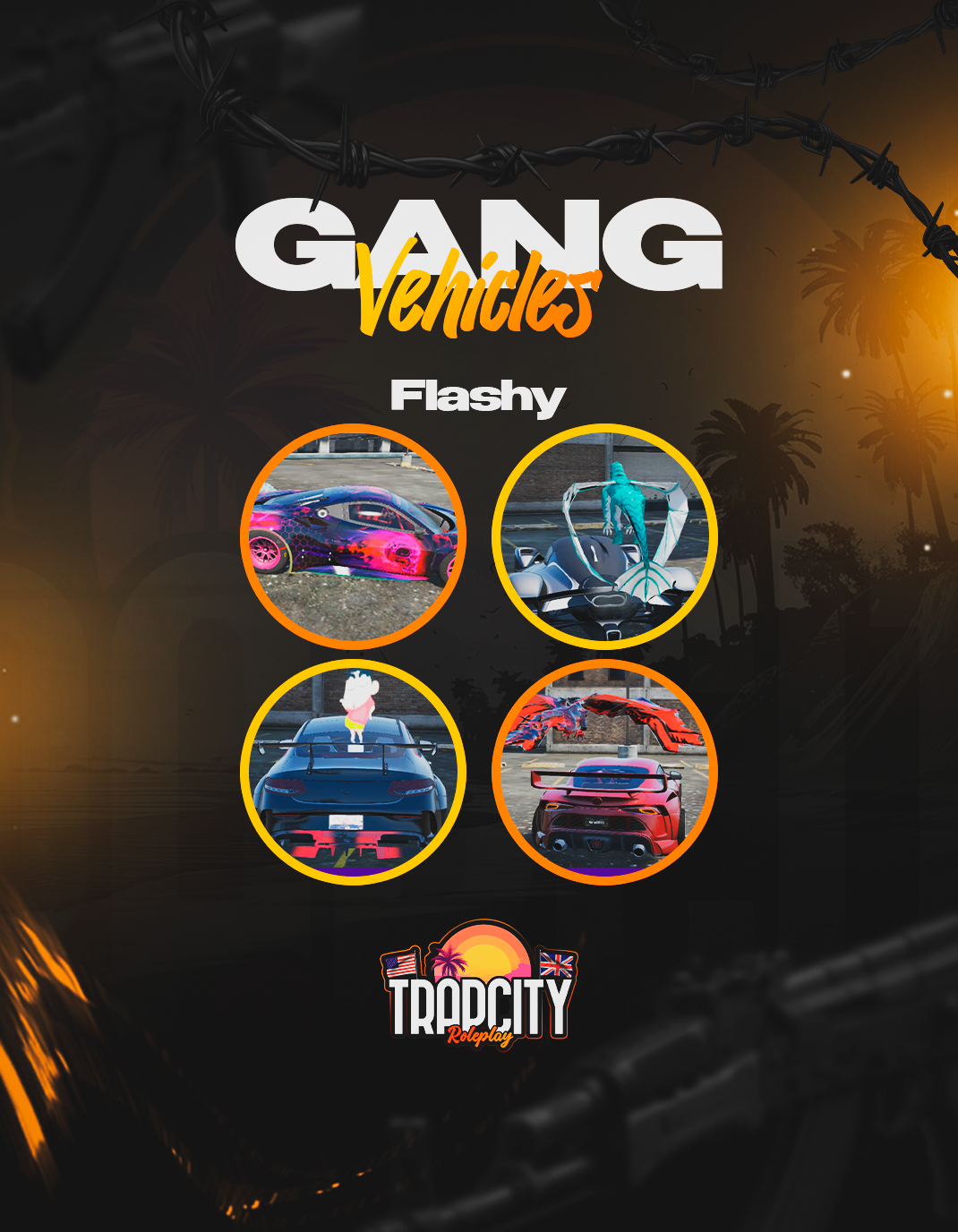Flashy vehicles (poly pack)